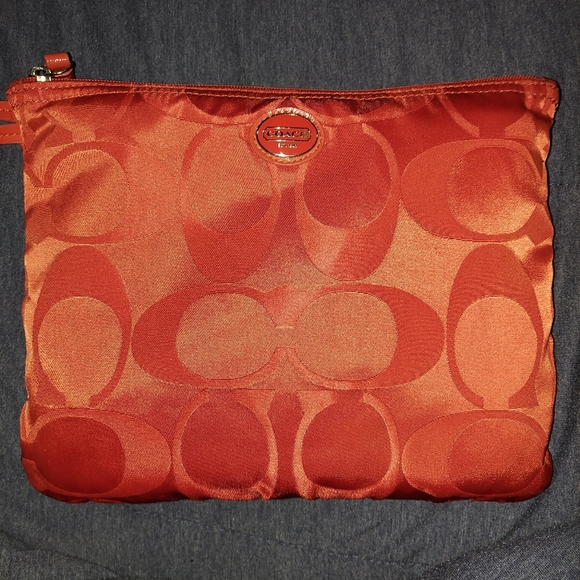 Coach Nylon Packable Weekender Bag - RED ❤ - Picture 15 of 15